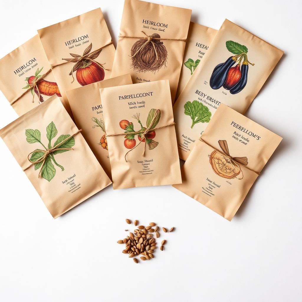 Heirloom Vegetable Seed Kit, 20 Varieties